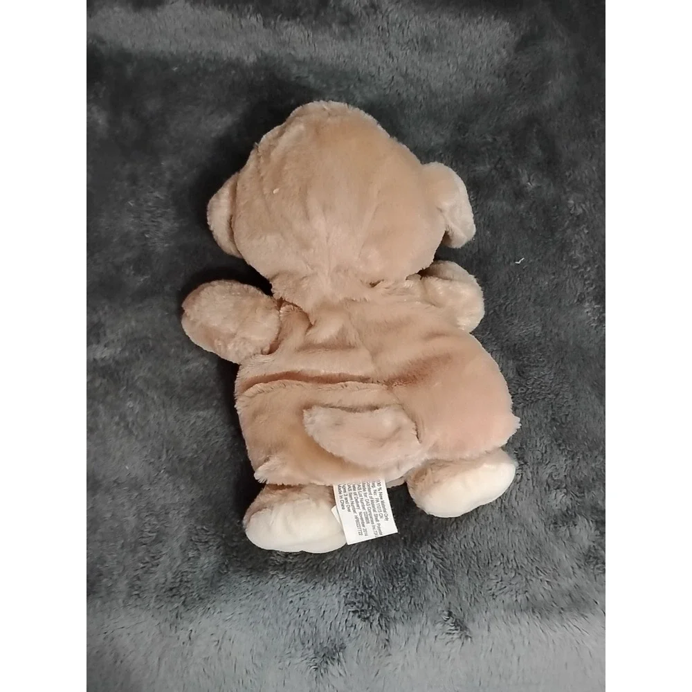 Hand Puppet Light Brown Dog Plushed Animal 11